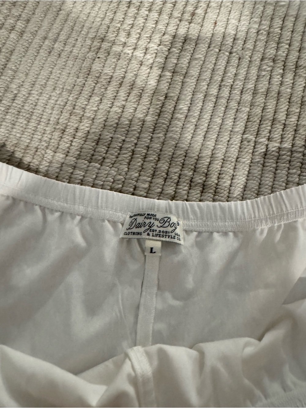 Dairy Boy fish cut out shorts - Picture 2 of 4